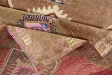 5x14 Colorful Old & Vintage Turkish Area Rug
