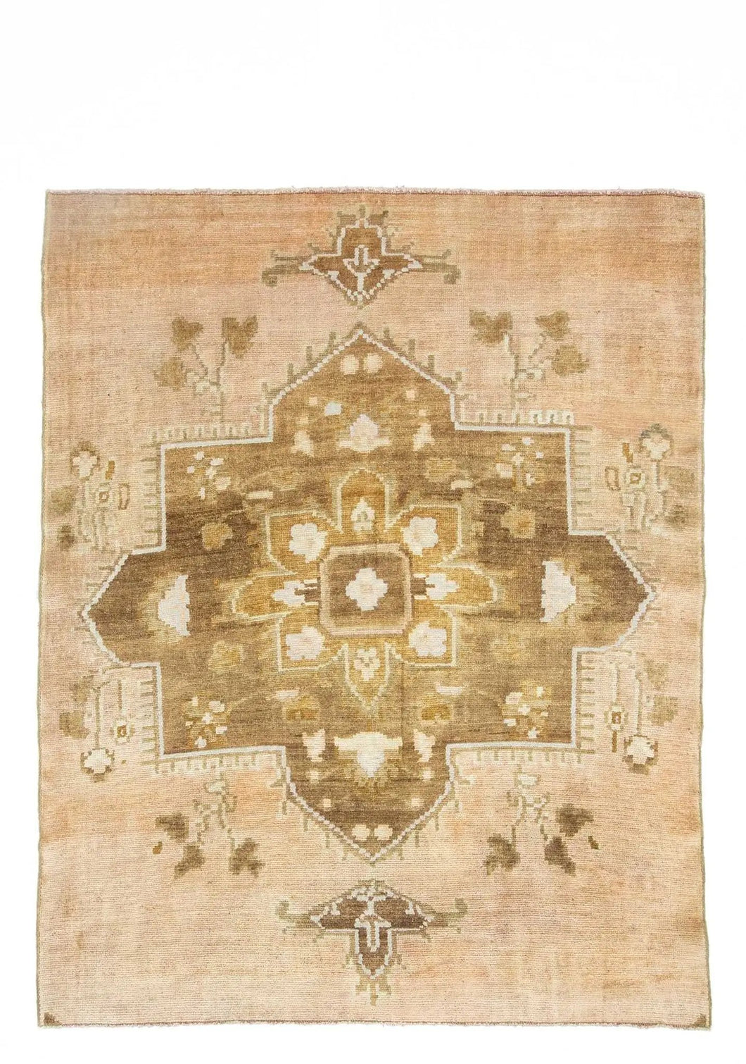 5x6 Old & Vintage Turkish Area Rug
