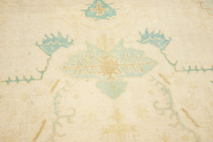 5x7 Colorful Modern Oushak Area Rug