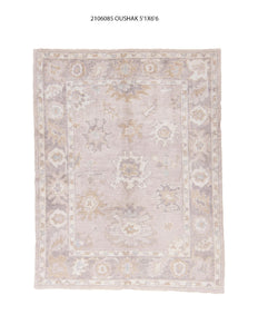 5x7 Modern Oushak Area Rug