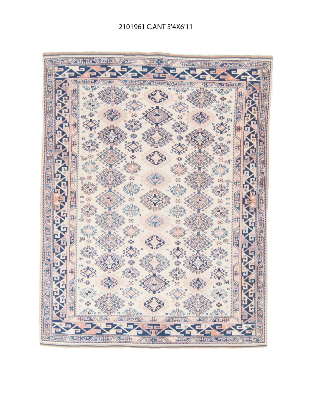 5x7 Old & Vintage Turkish Area Rug