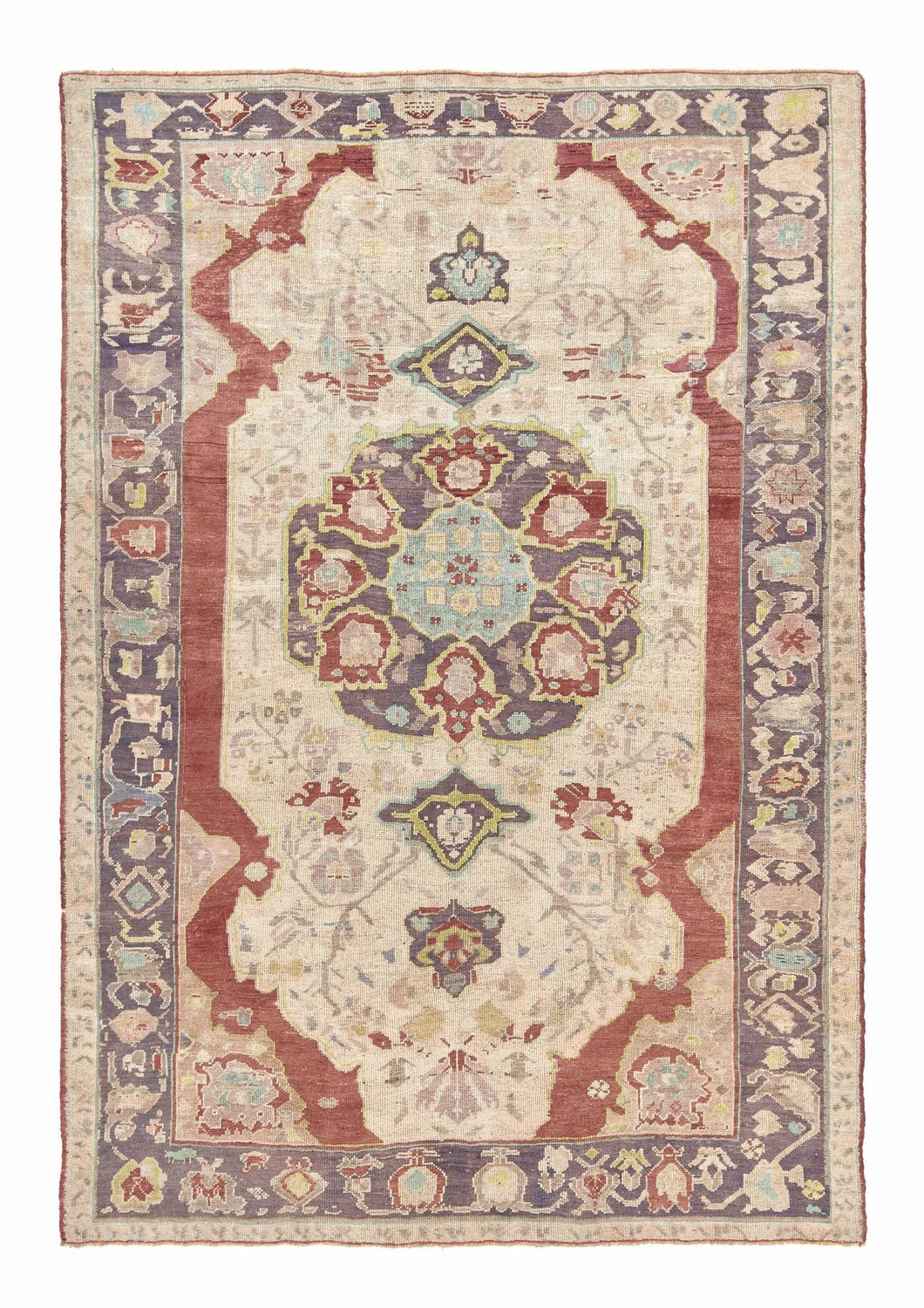 5x7 Old & Vintage Turkish Area Rug