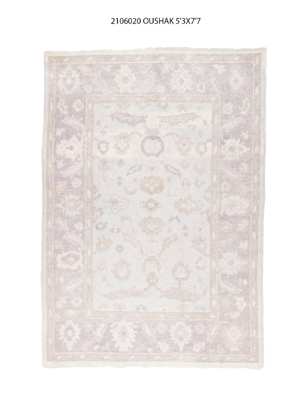 5x8 Modern Oushak Area Rug