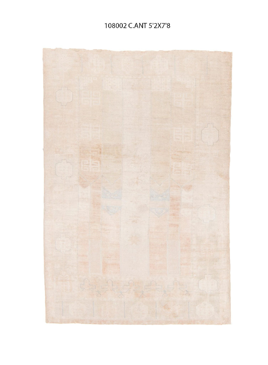 5x8 Old & Vintage Turkish Area Rug