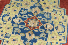 5x9 Colorful Old & Vintage Turkish Area Rug