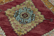 5x9 Colorful Old & Vintage Turkish Area Rug