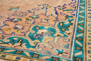 5x9 Colorful Old & Vintage Turkish Area Rug