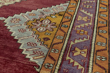 5x9 Colorful Old & Vintage Turkish Area Rug