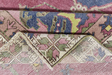 5x9 Colorful Old & Vintage Turkish Area Rug