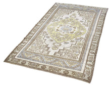 5x9 Colorful Old & Vintage Turkish Area Rug