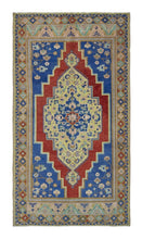 5x9 Colorful Old & Vintage Turkish Area Rug