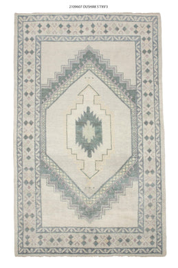 5x9 Modern Oushak Area Rug