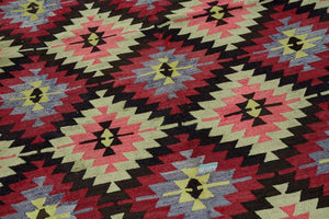 6x10 Colorful Old & Vintage Turkish Area Rug