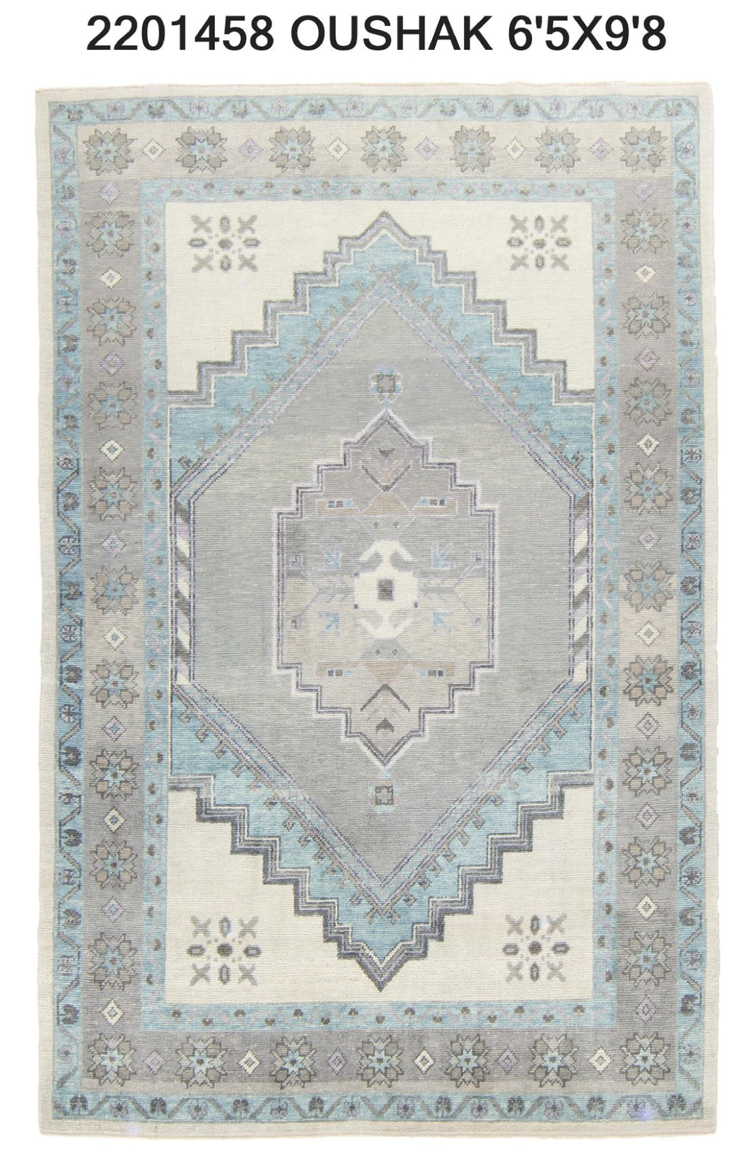 6x10 Modern Oushak Area Rug