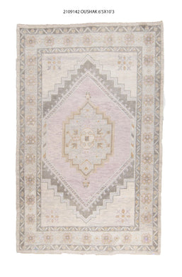6x10 Modern Oushak Area Rug