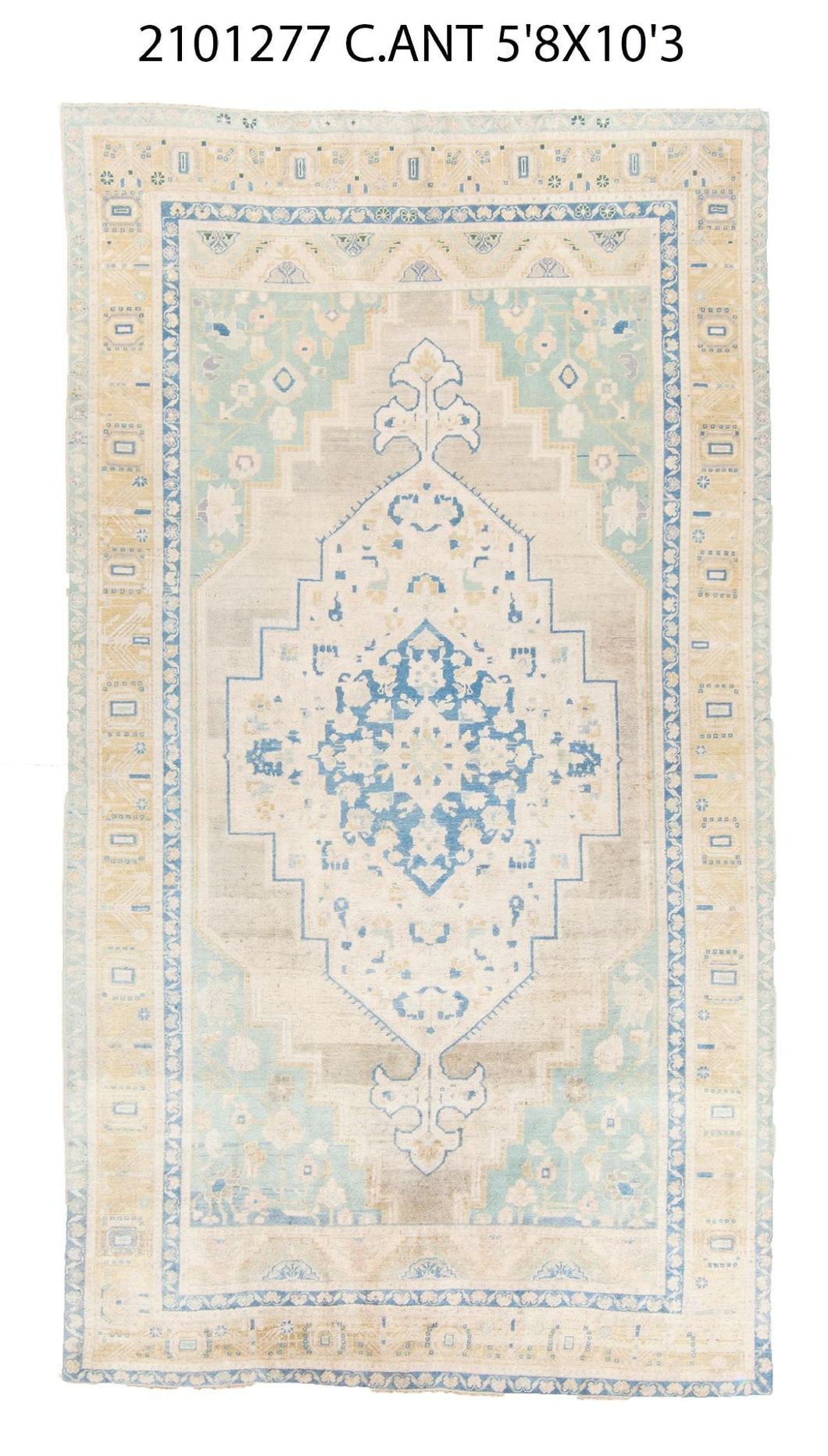 6x10 Old & Vintage Turkish Area Rug