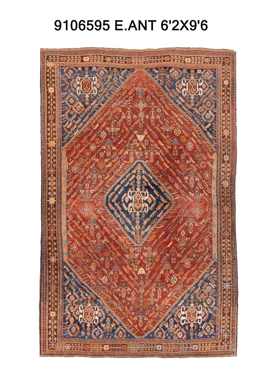 6x10 Old & Vintage Turkish Area Rug