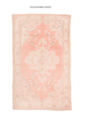 6x10 Old & Vintage Turkish Area Rug