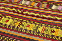 6x10 Red Vintage Turkish Area Rug