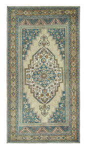 6x11 Colorful Old & Vintage Turkish Area Rug
