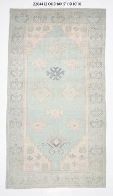 6x11 Modern Oushak Area Rug
