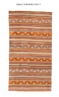 6x11 Old & Vintage Turkish Area Rug