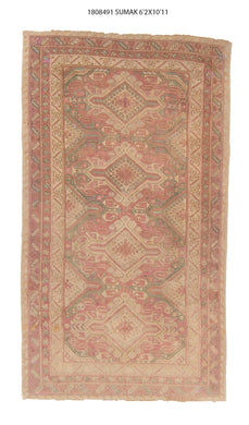 6x11 Old & Vintage Turkish Area Rug