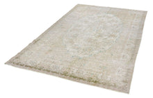 6x11 Yellow Old & Vintage Turkish Area Rug