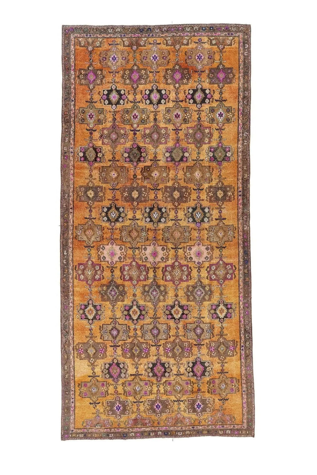 6x13 Colorful Vintage Turkish Area Rug