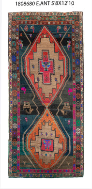 6x13 Old & Vintage Turkish Area Rug