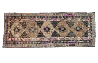 6x15 Colorful Vintage Turkish Runner Rug