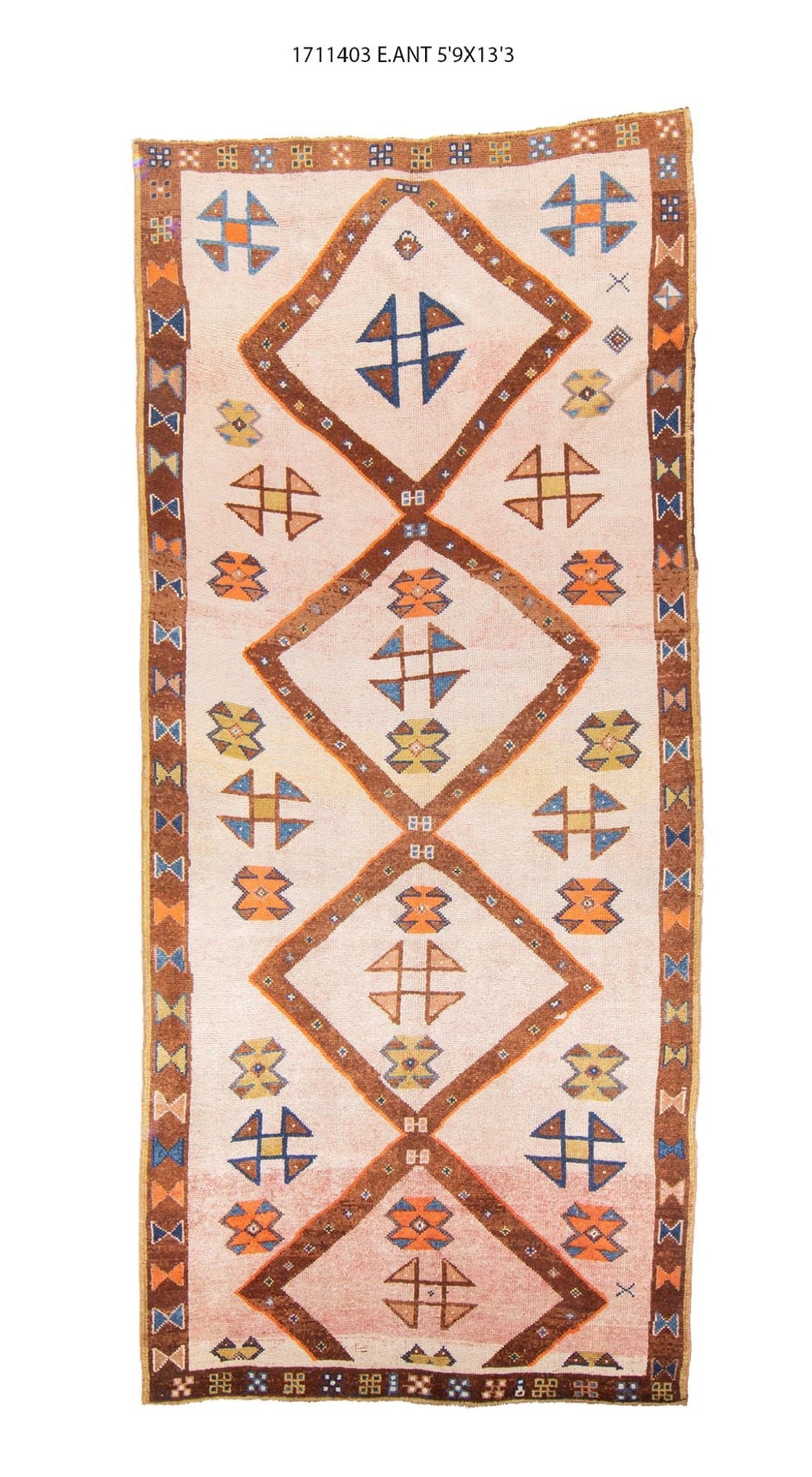 6x3 Old & Vintage Turkish Area Rug