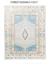 6x8 Modern Oushak Area Rug