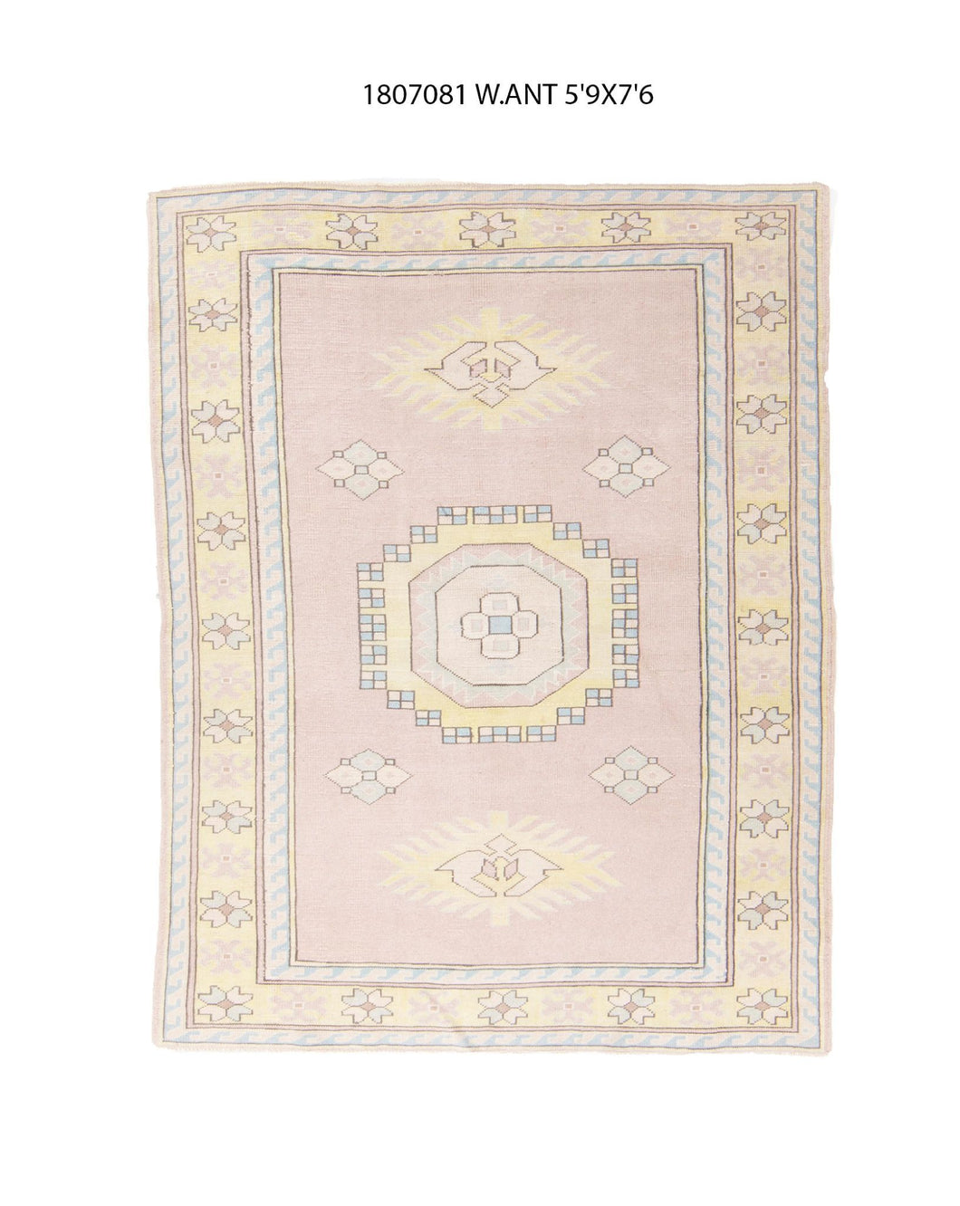6x8 Old & Vintage Tukish Area Rug