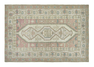 6x9 Colorful Old & Vintage Turkish Area Rug