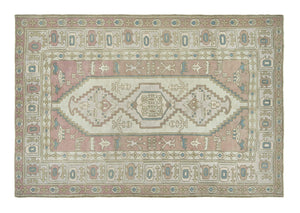 6x9 Colorful Old & Vintage Turkish Area Rug