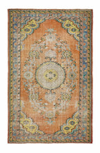 6x9 Colorful Old & Vintage Turkish Area Rug