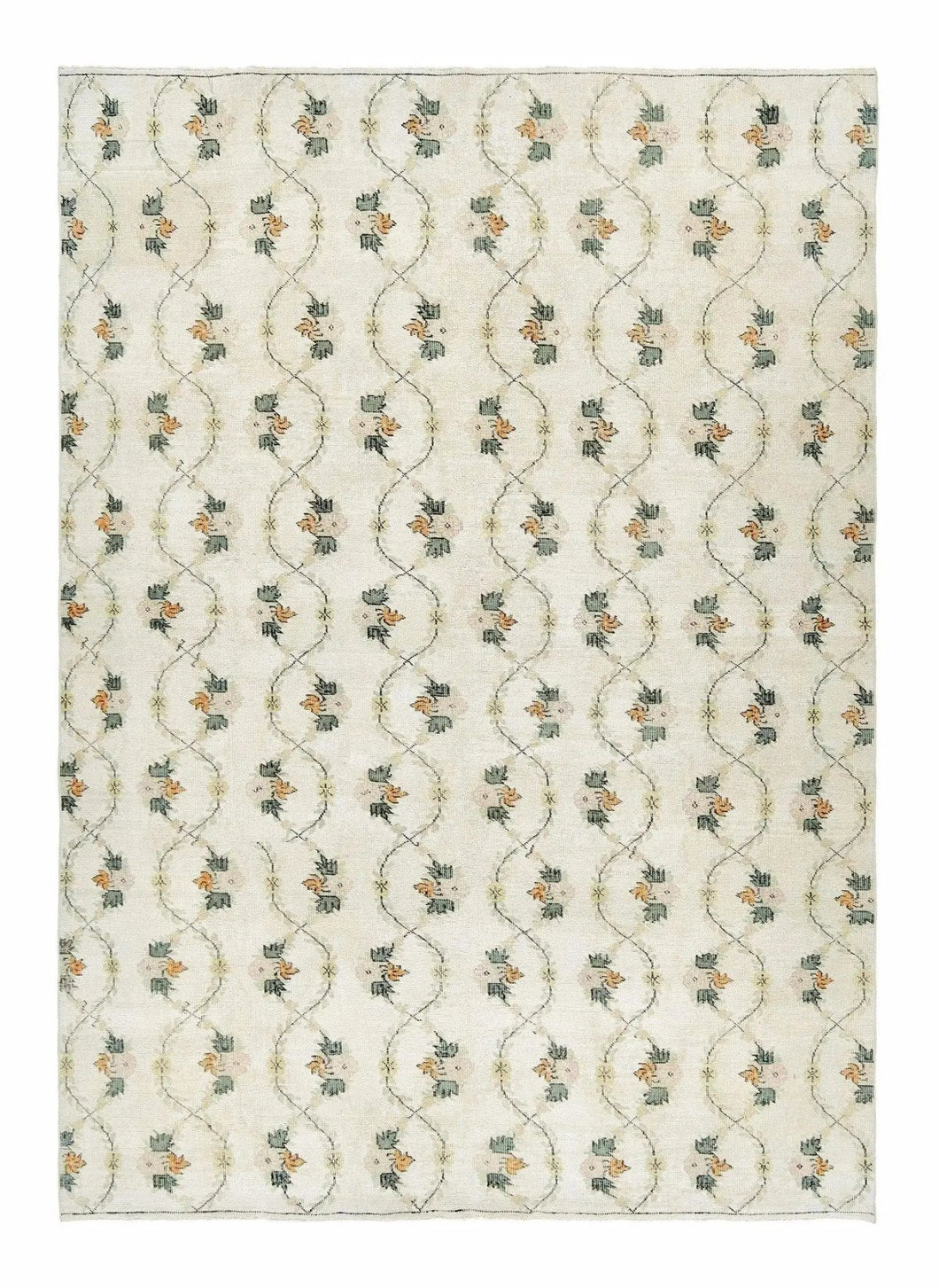 6x9 Colorful Old & Vintage Turkish Area Rug