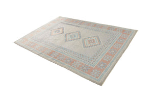 6x9 Modern Oushak Area Rug