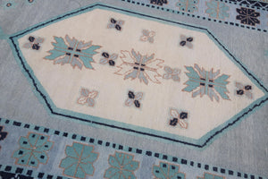 6x9 Modern Oushak Area Rug
