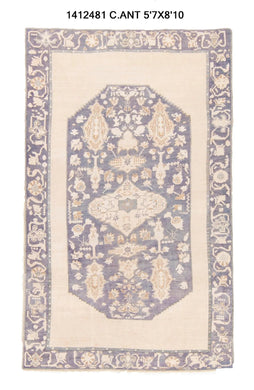 6x9 Old& Vintage Turkish Area Rug