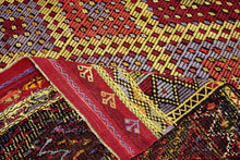 6x9 Red Vintage Turkish Area Rug