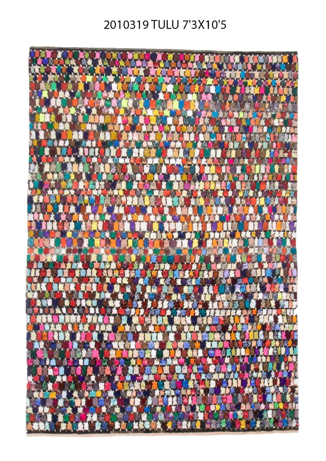 7x10 Modern Tulu Area Rug
