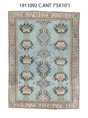 7x10 Old& Vintage Turkish Area Rug