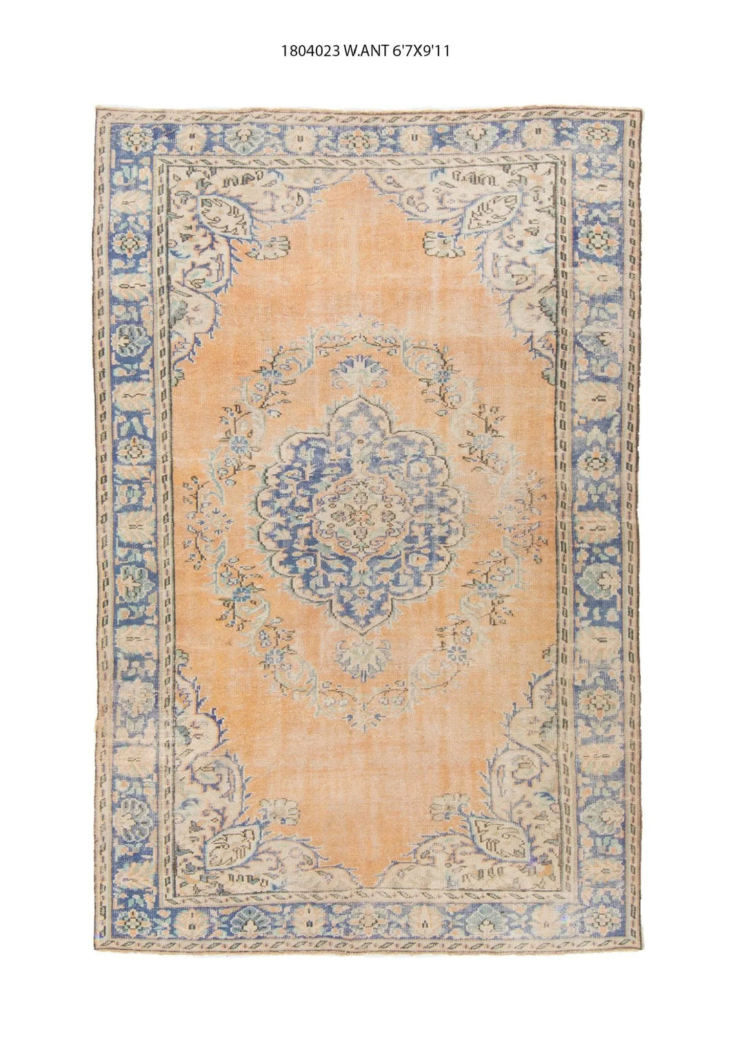 7x10 Old & Vintage Turkish Area Rug