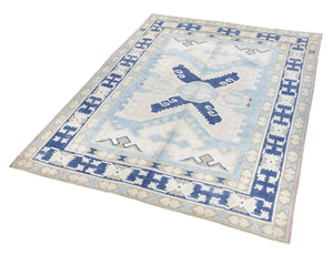 7x10 Soft Old & Vintage Turkish Area Rug