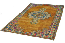7x11 Colorful Vintage Turkish Area Rug