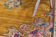 7x11 Colorful Vintage Turkish Area Rug