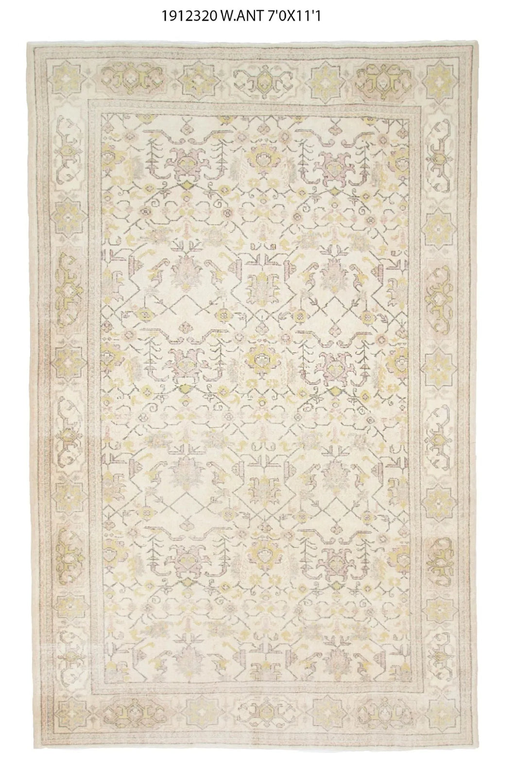 7x11 Old & Vintage Tukish Area Rug