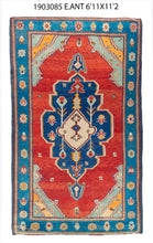 7x11 Old & Vintage Turkish Area Runner Rug
